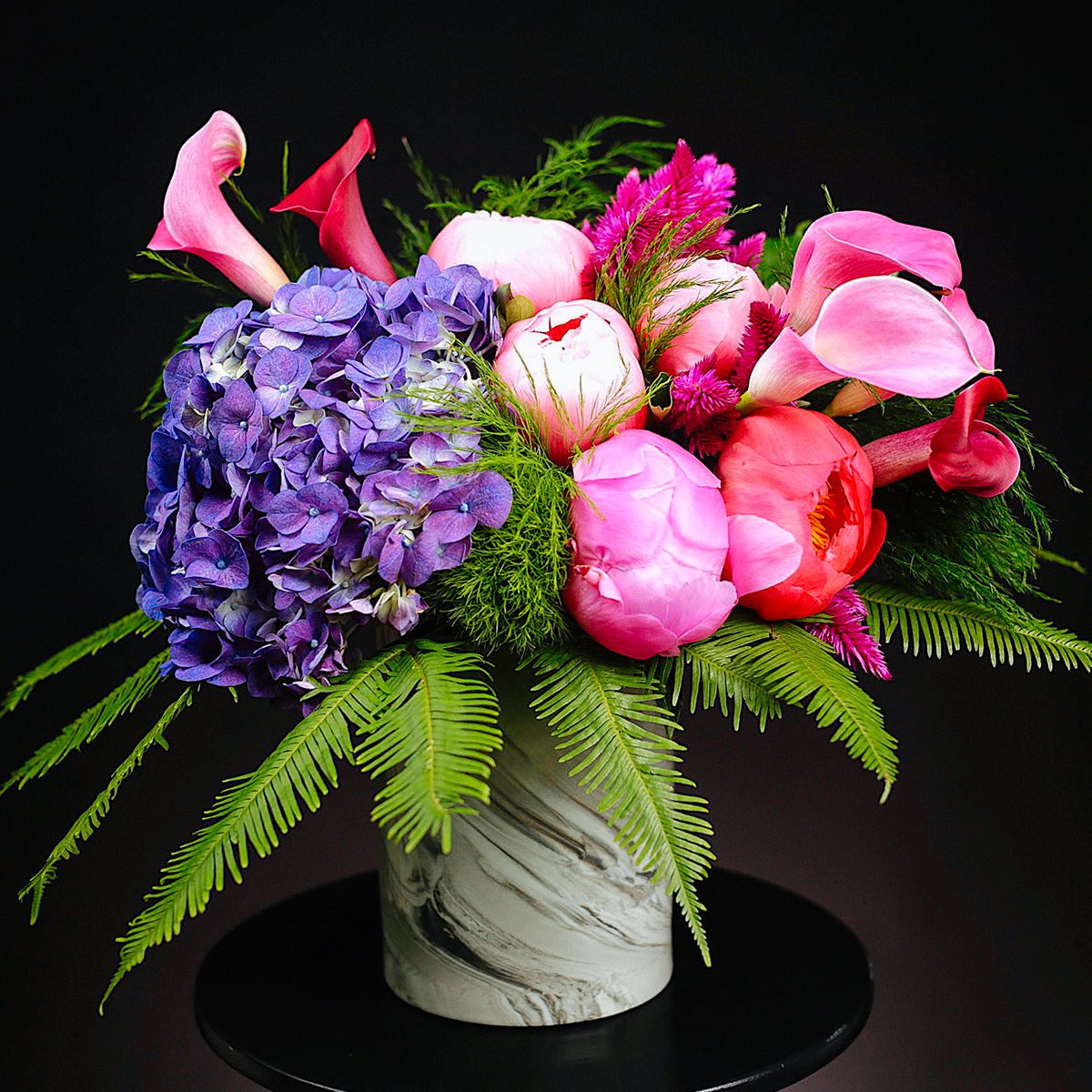 Amethyst Peonies original