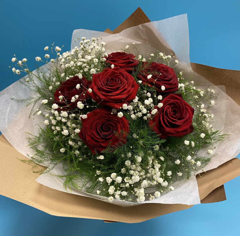 Half Dozen Red Roses