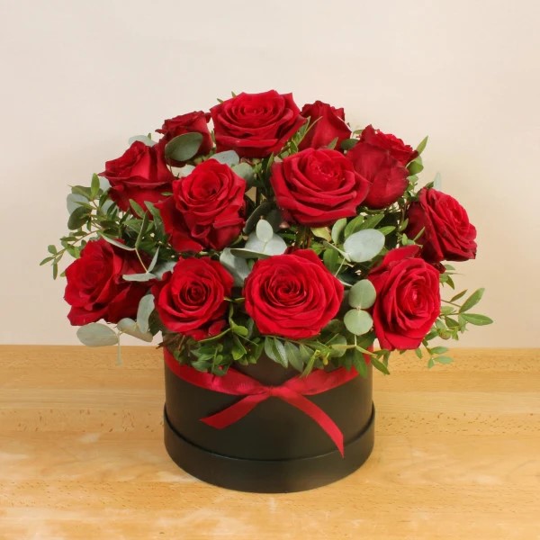 The Signature Hatbox by Poppy's Florist — flowers available for delivery from Floom