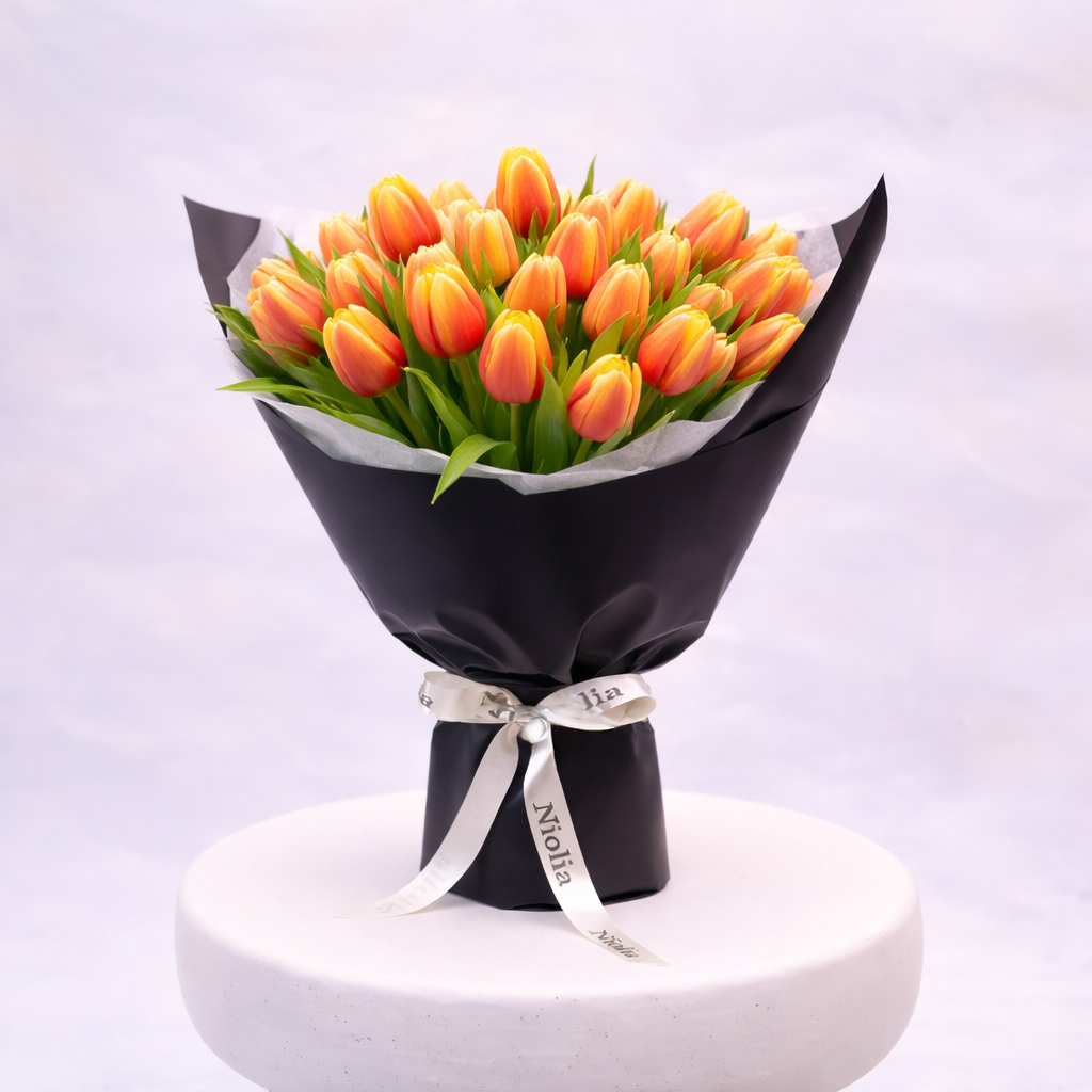 Classic Orange Tulips