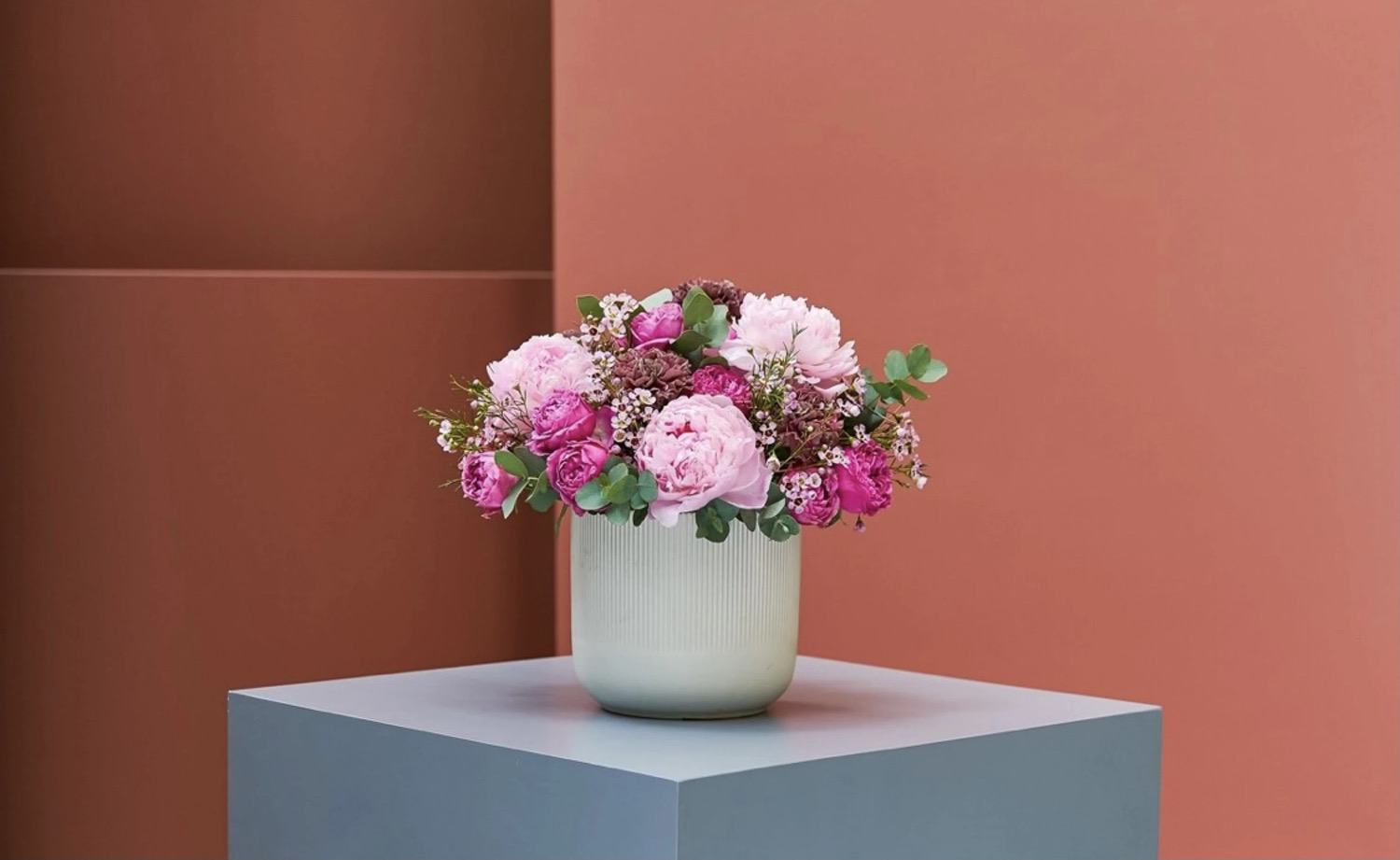 Pink vase
