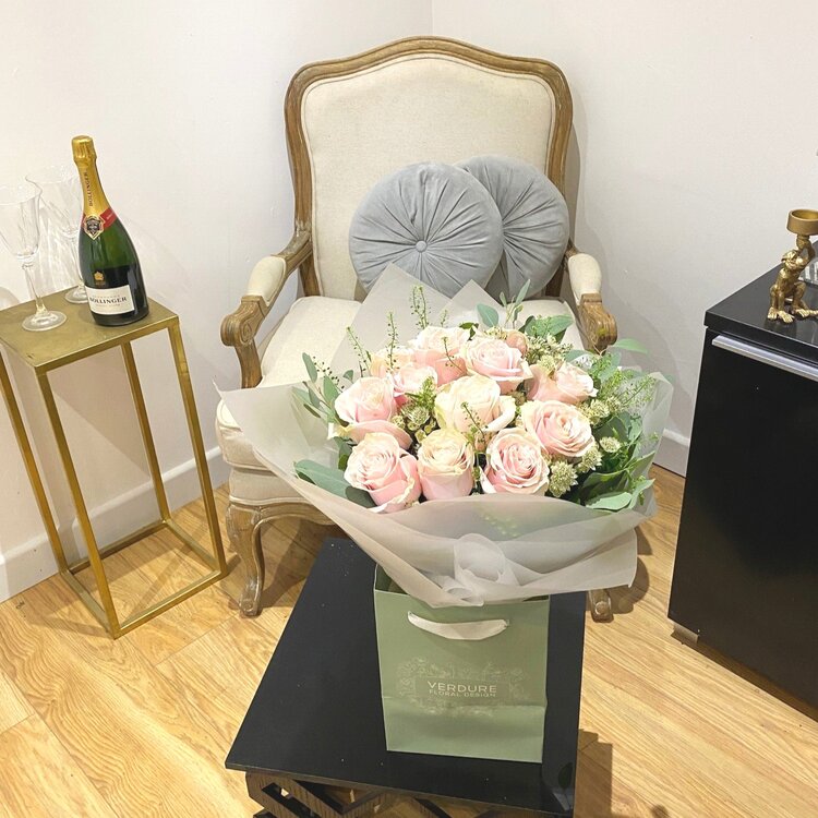 Dozen Pink Roses original