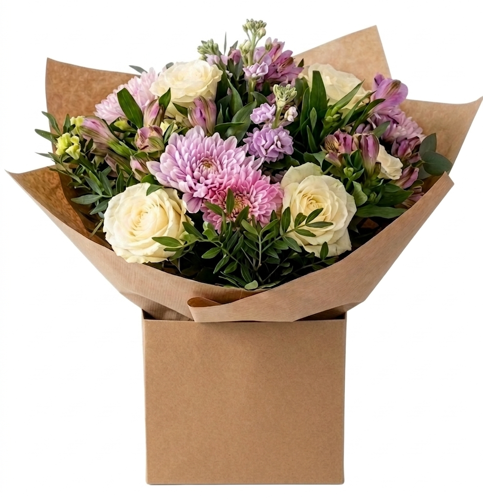 Lavender Cream by Olympia Flowers — flowers available for delivery from Floom