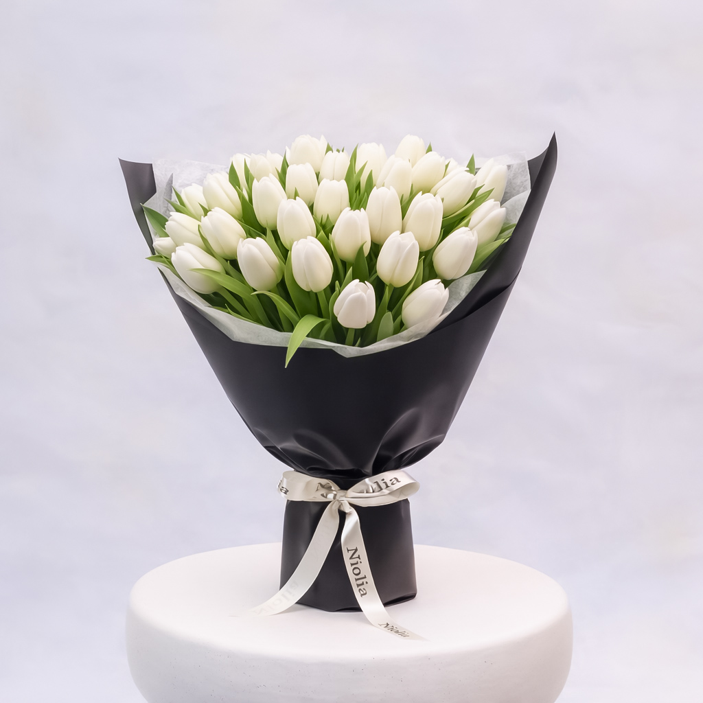Classic White Tulips
