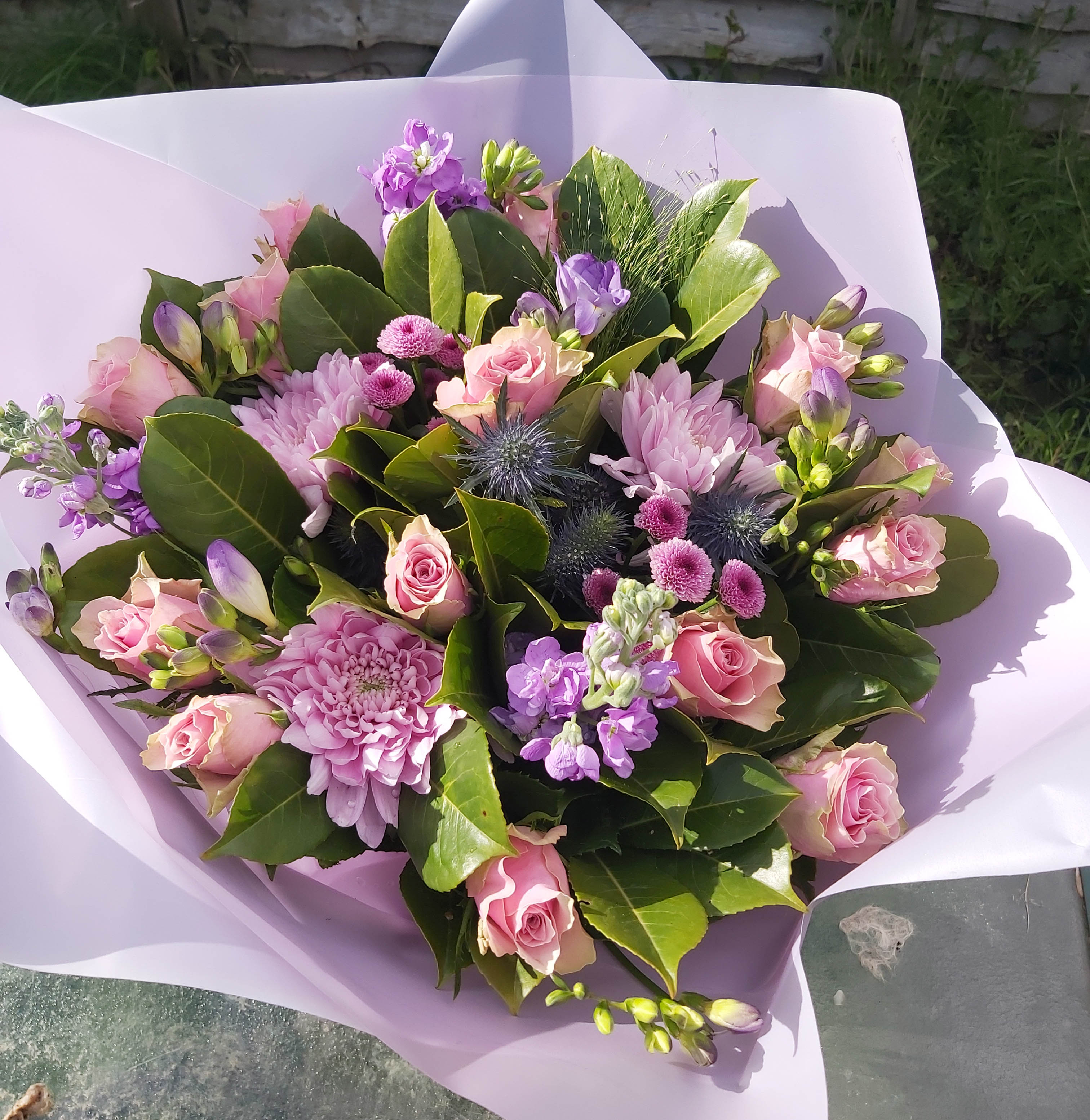Purple & pink bouquet