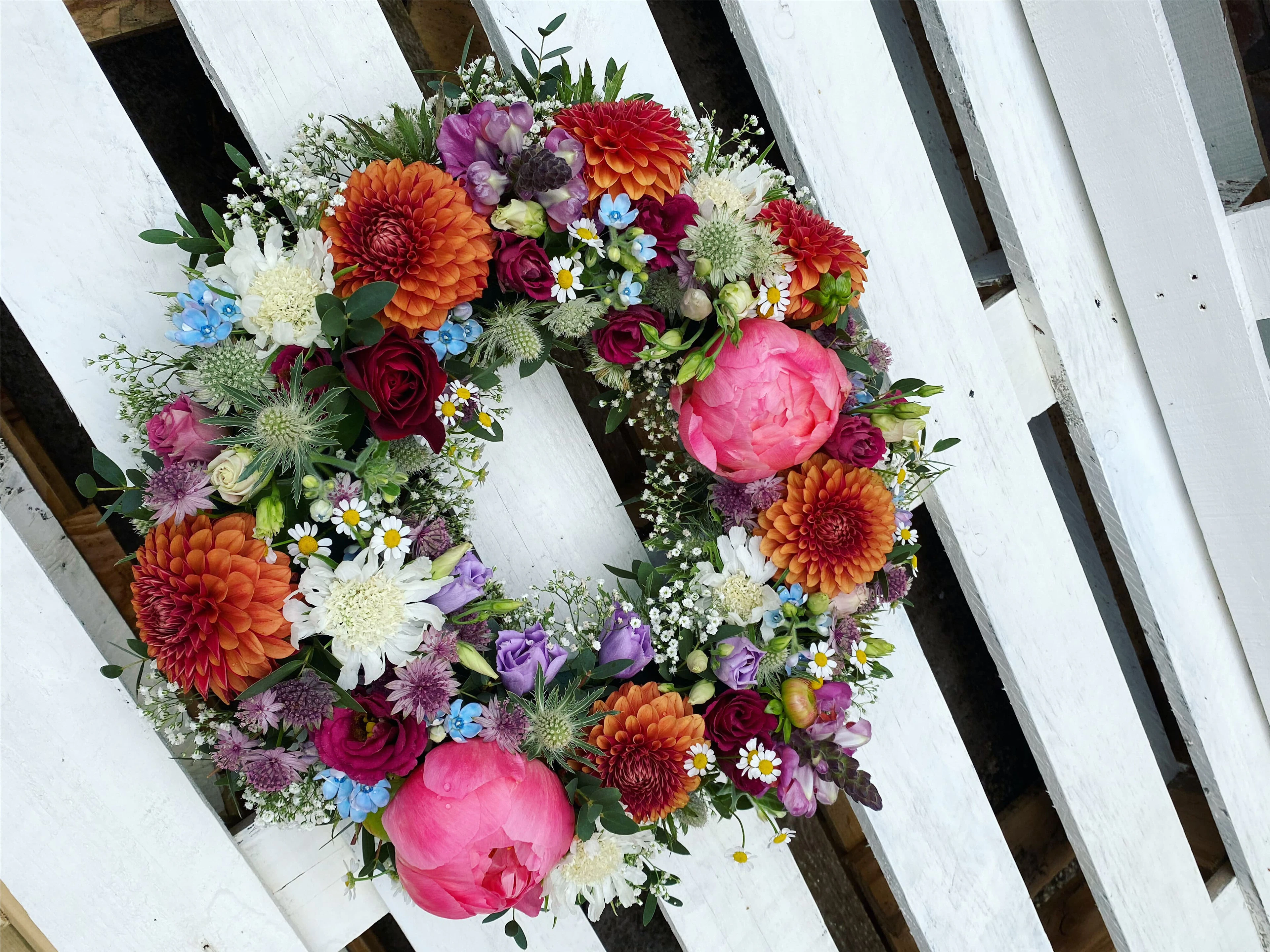 Mixed Flower Tribute by Ivory Flowers — flowers available for delivery from Floom