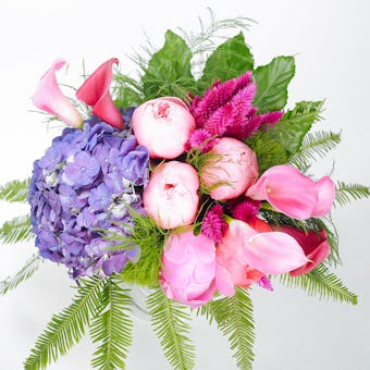 Amethyst Peonies original