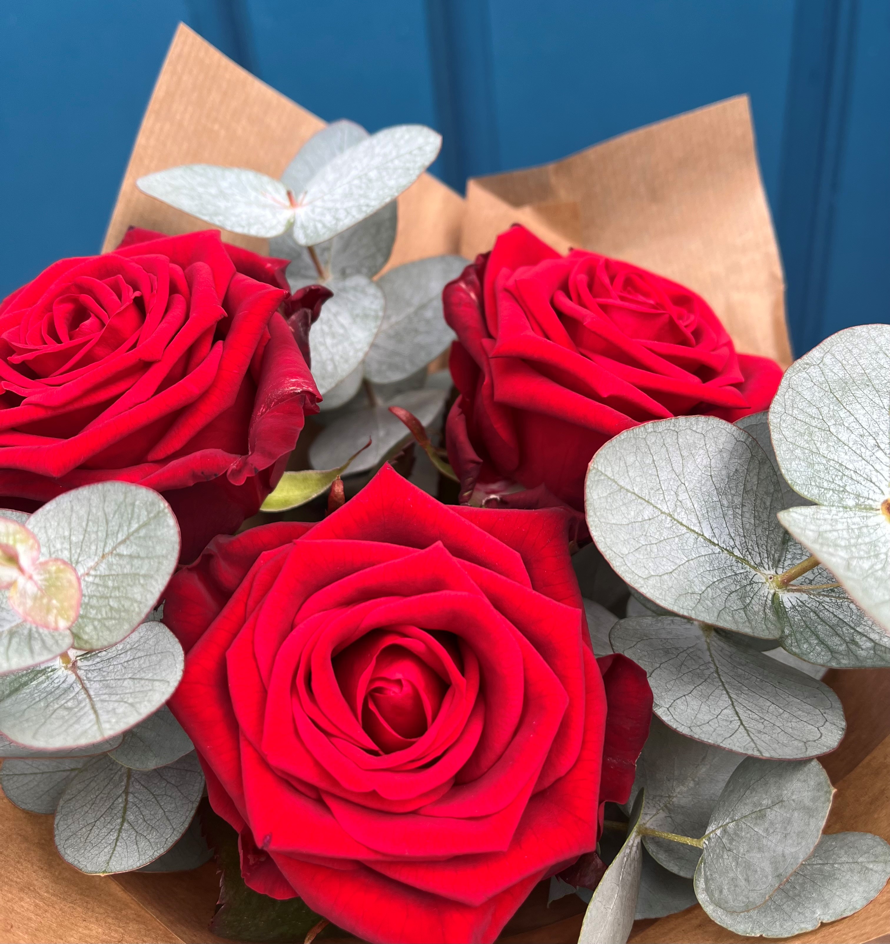 Romantic Red Rose Jar