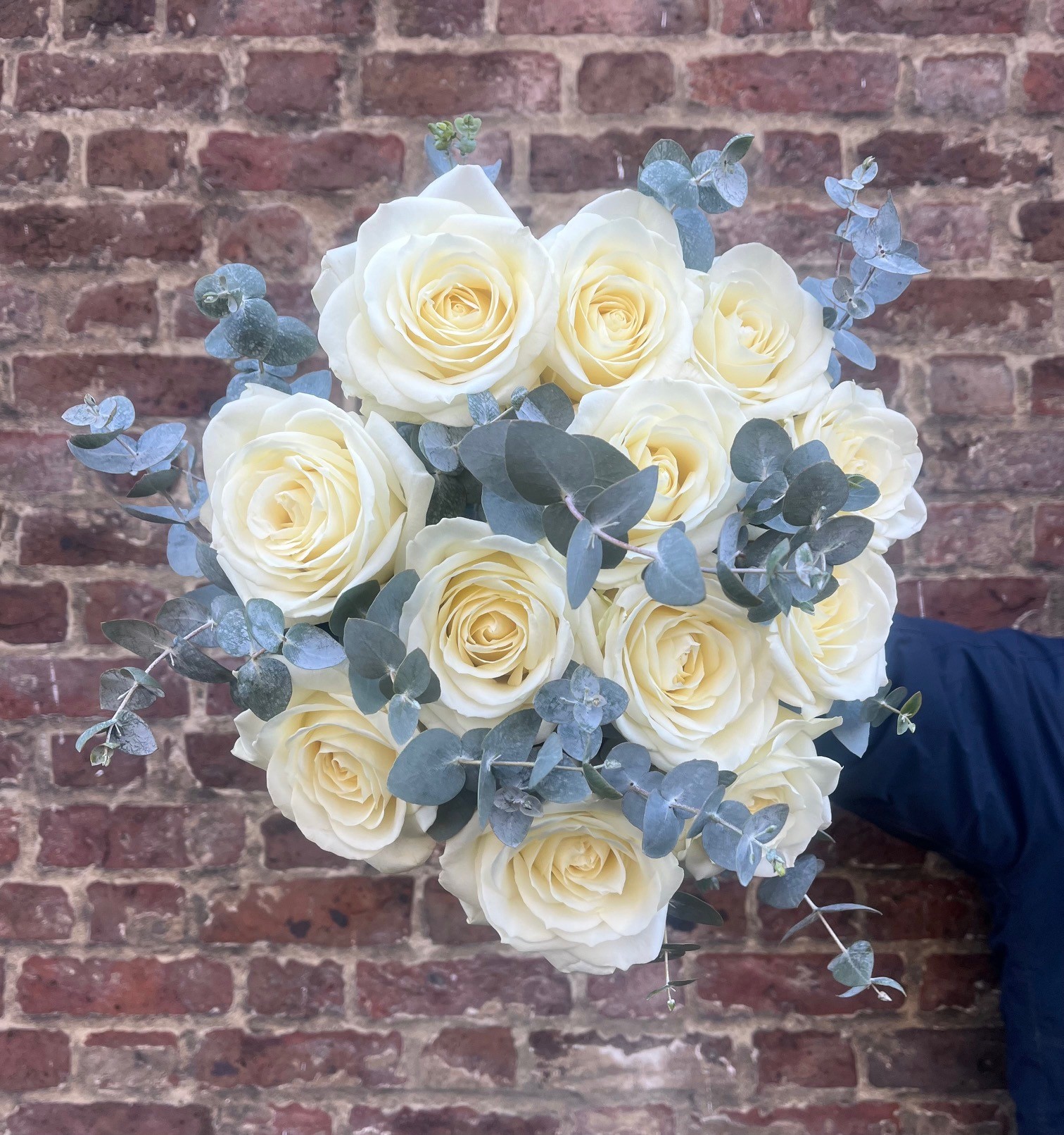 Luxe White Rose + Euc