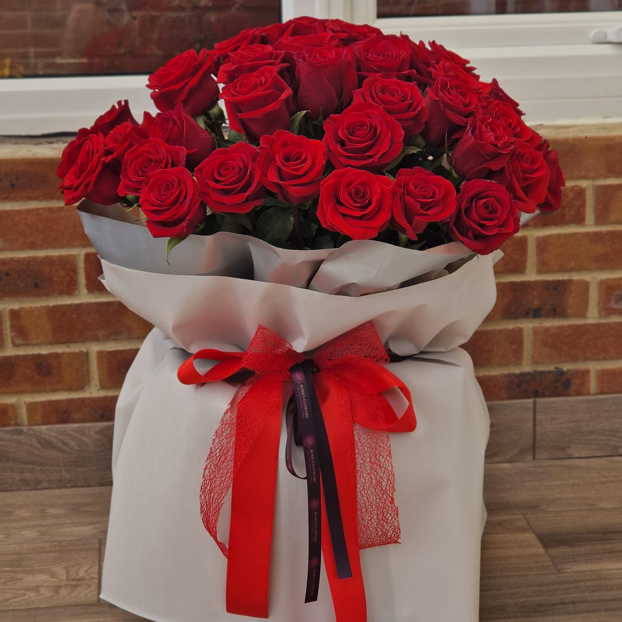 50 Red Roses Bouquet