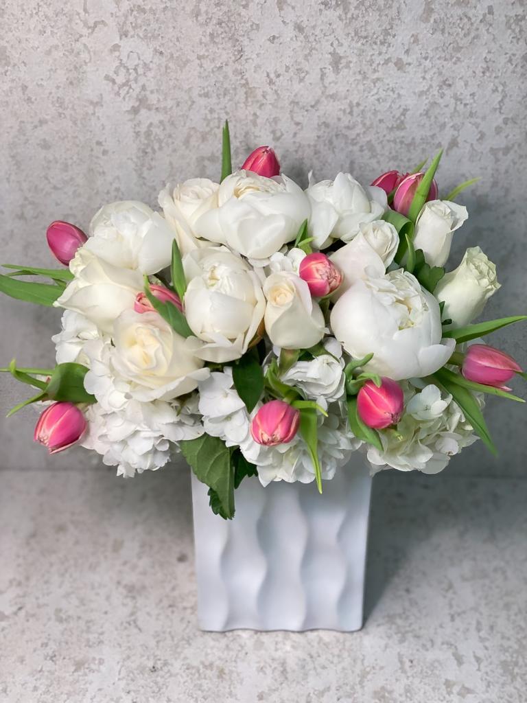 Pure peonies-Tulips