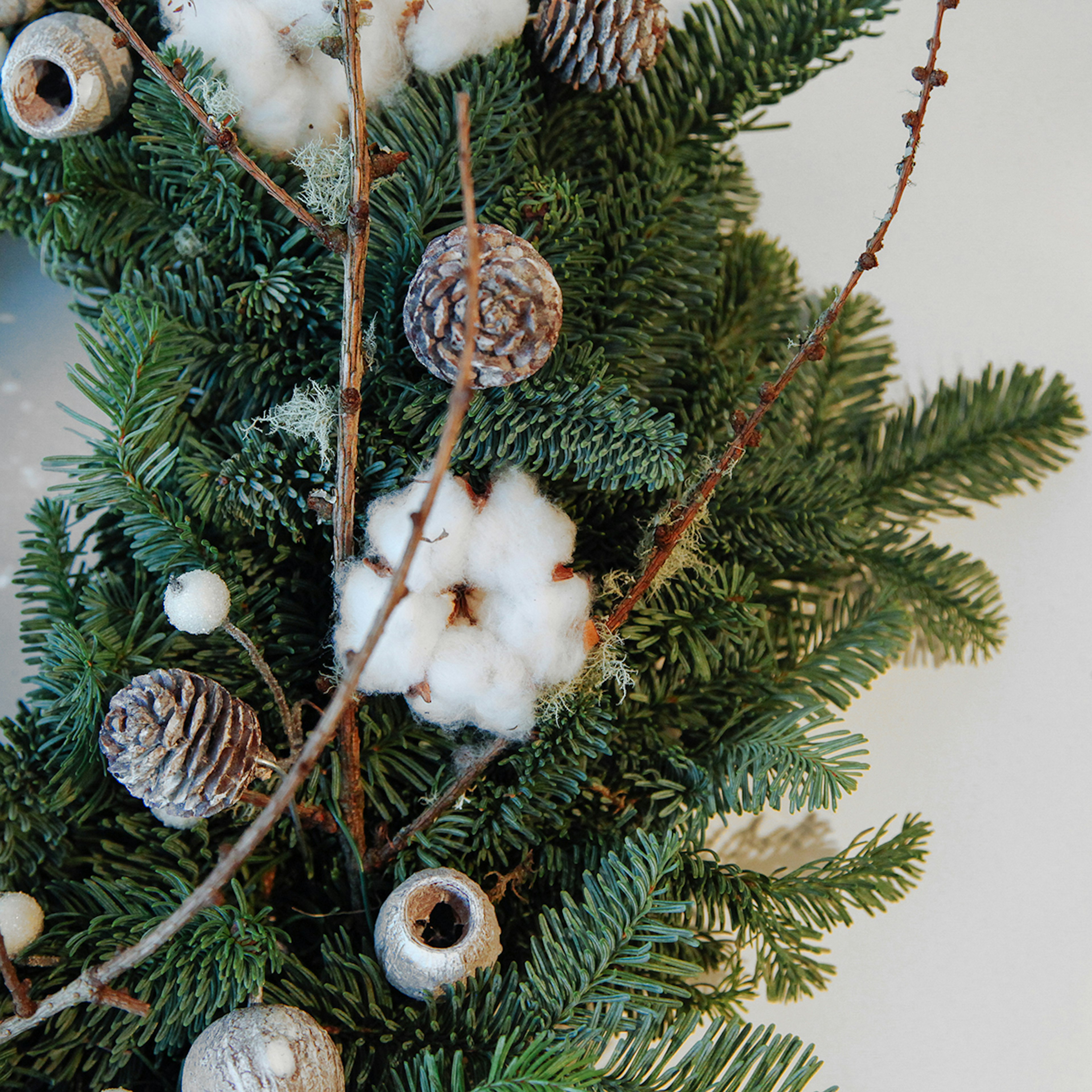 Cotton Lichen Wreath original