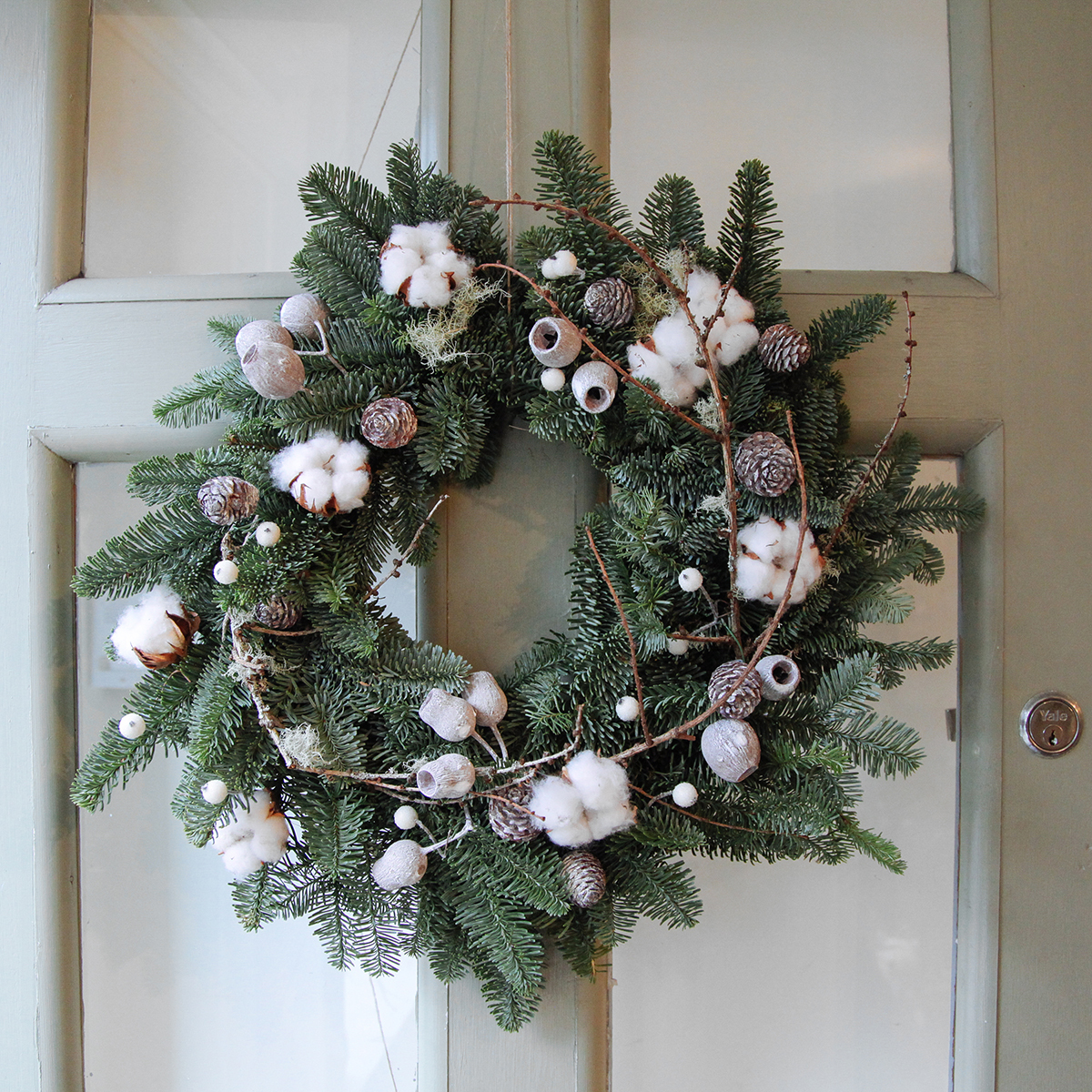 Cotton Lichen Wreath original