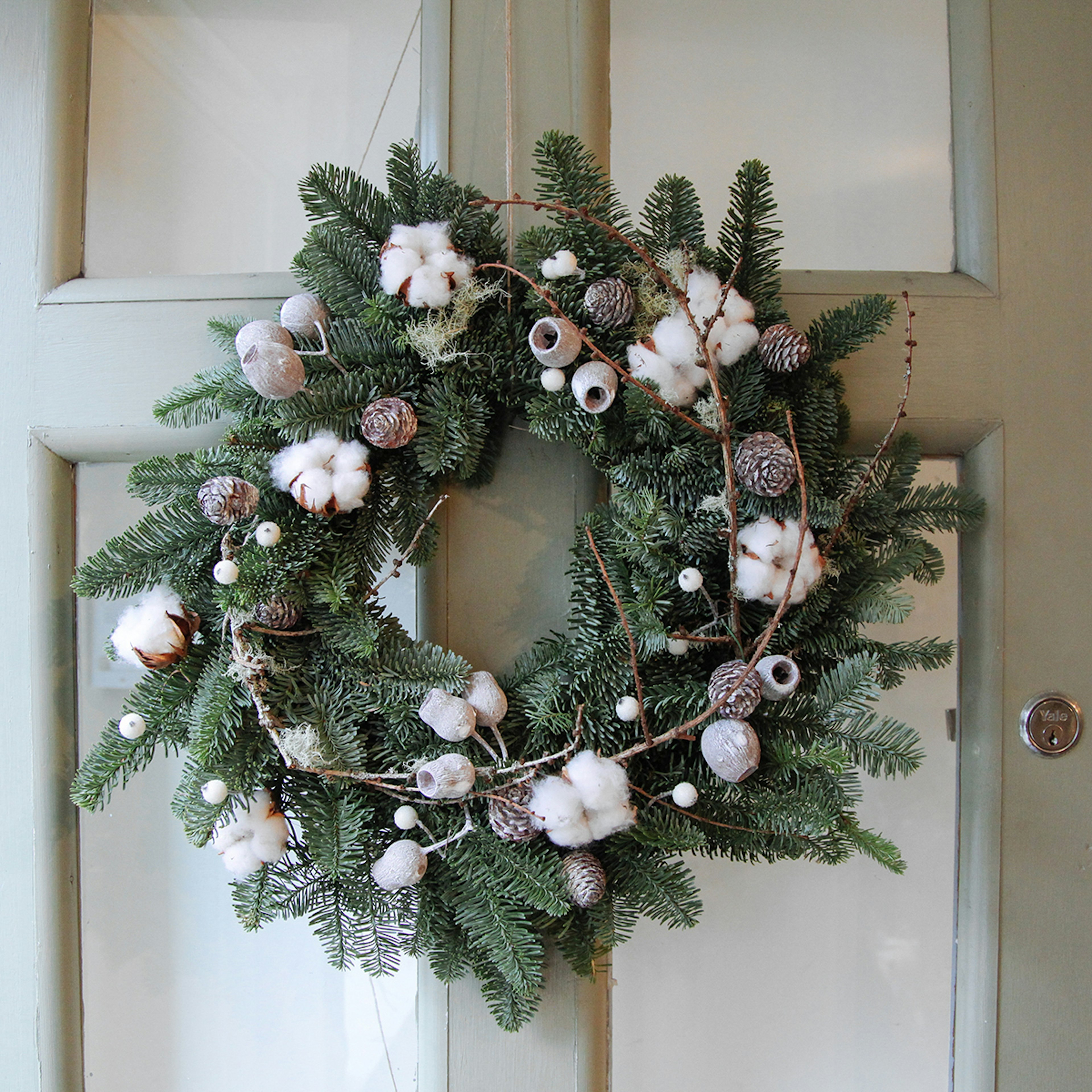 Cotton Lichen Wreath original