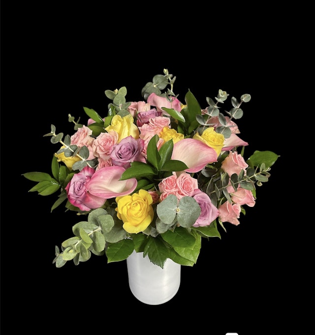 Callas in the garden