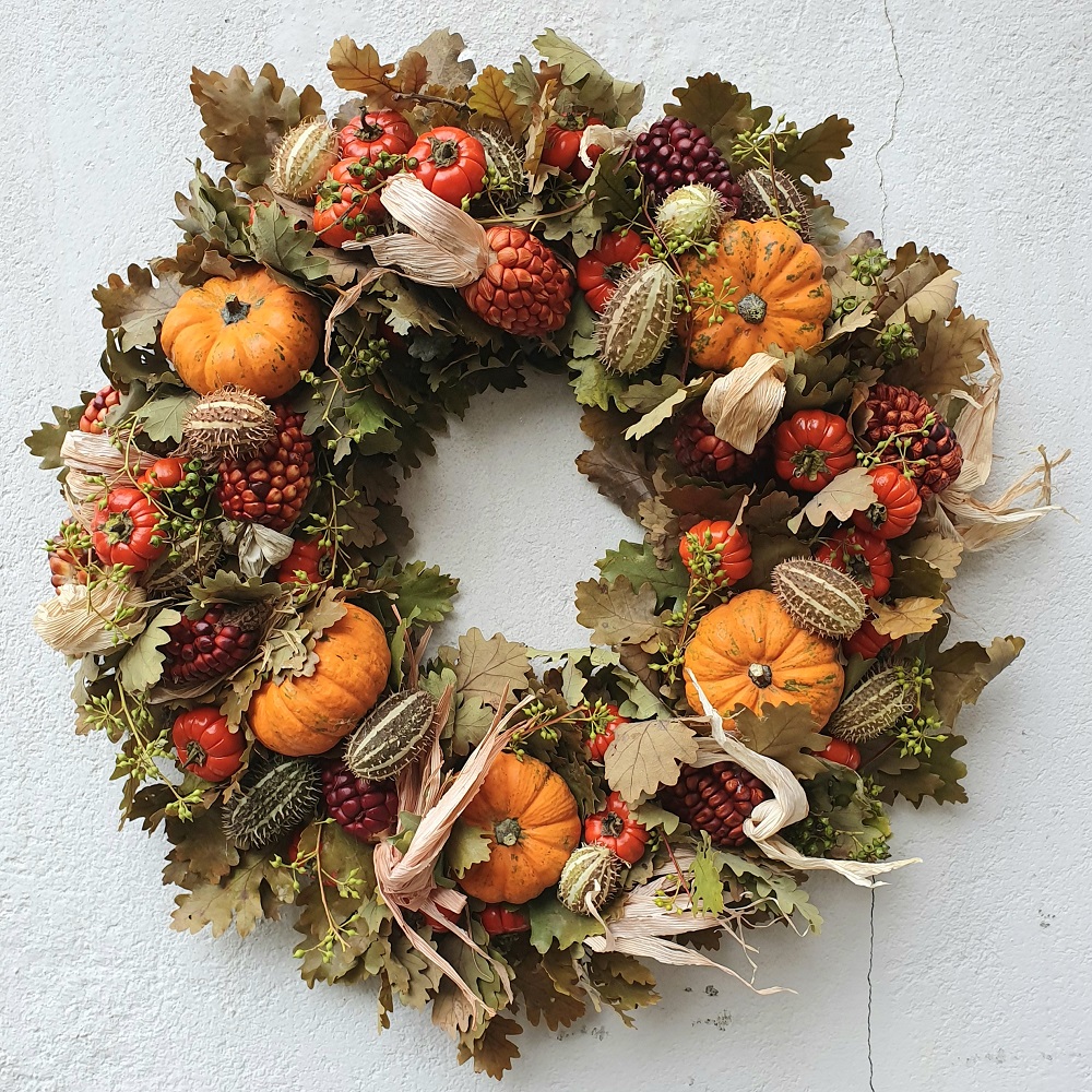 Autumn Wreath by Phillo — flowers available for delivery from Floom