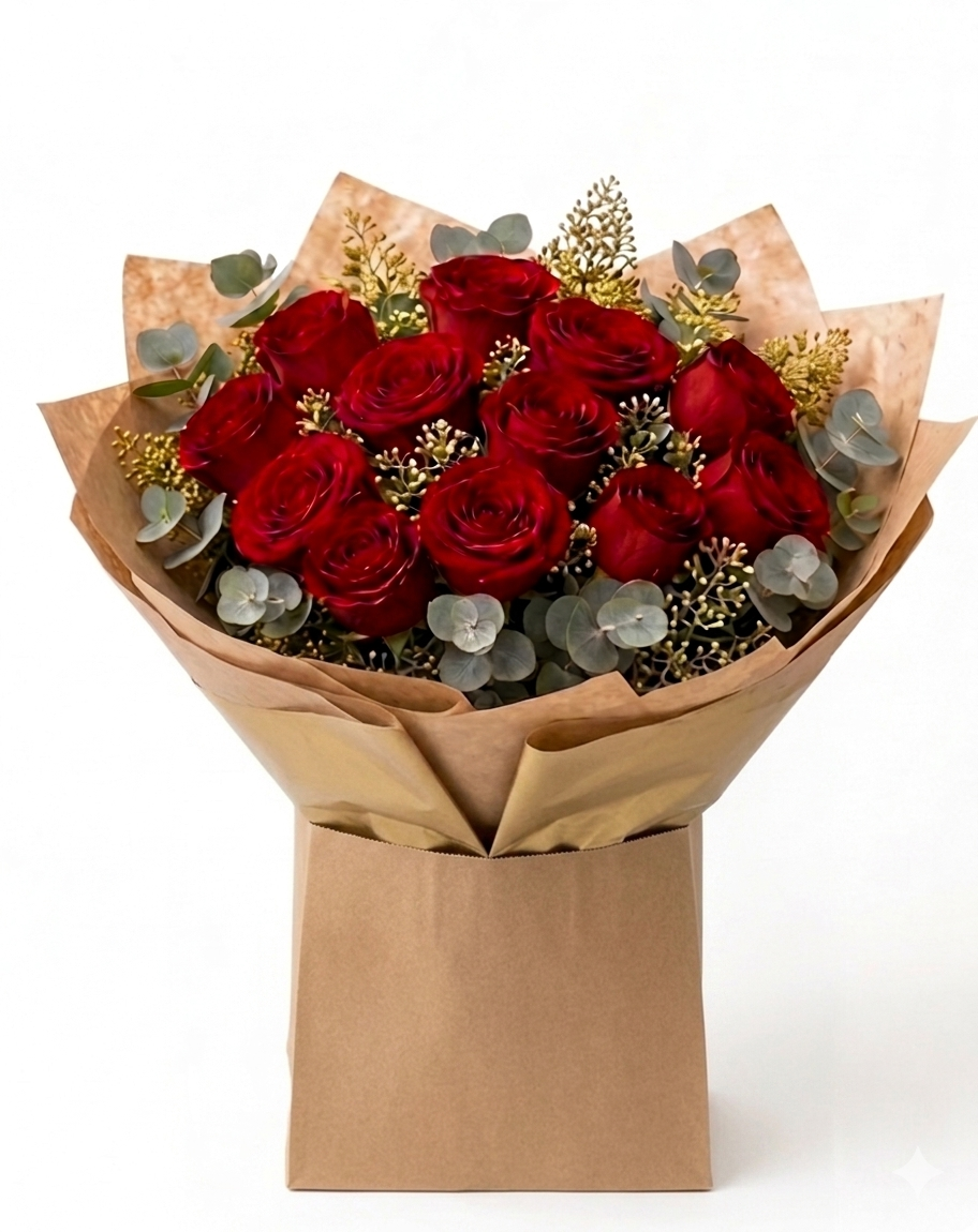 The Ruby Romance by Olympia Flowers — flowers available for delivery from Floom