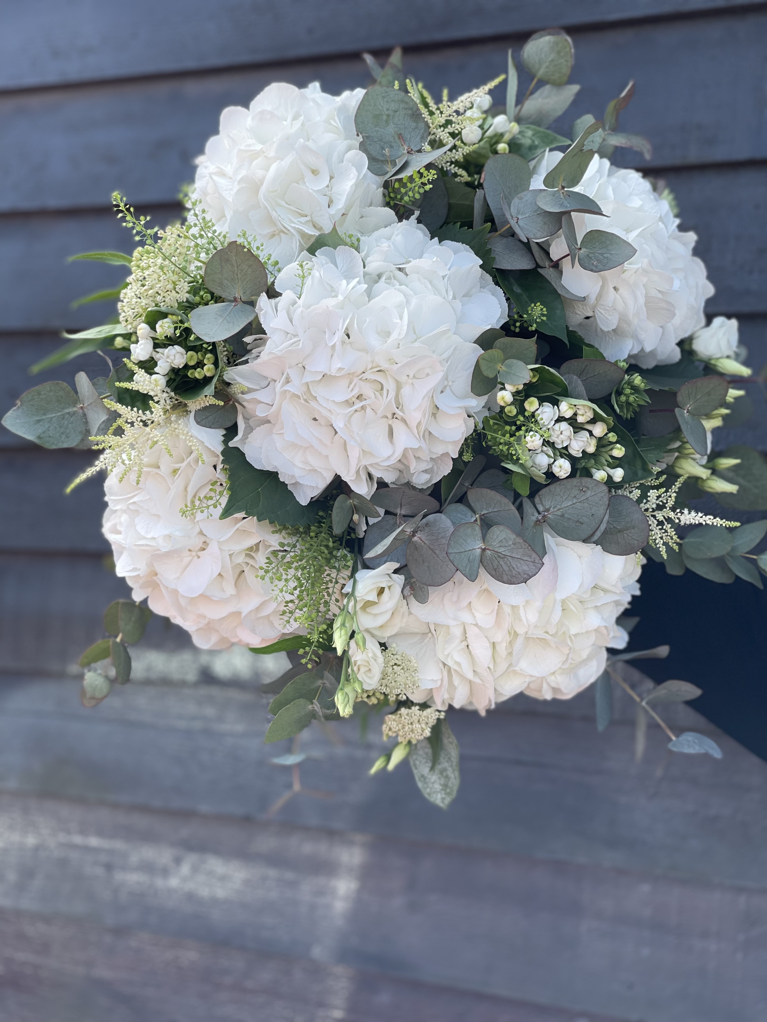 White Hydrangeas