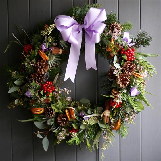 Rustic  Door wreath