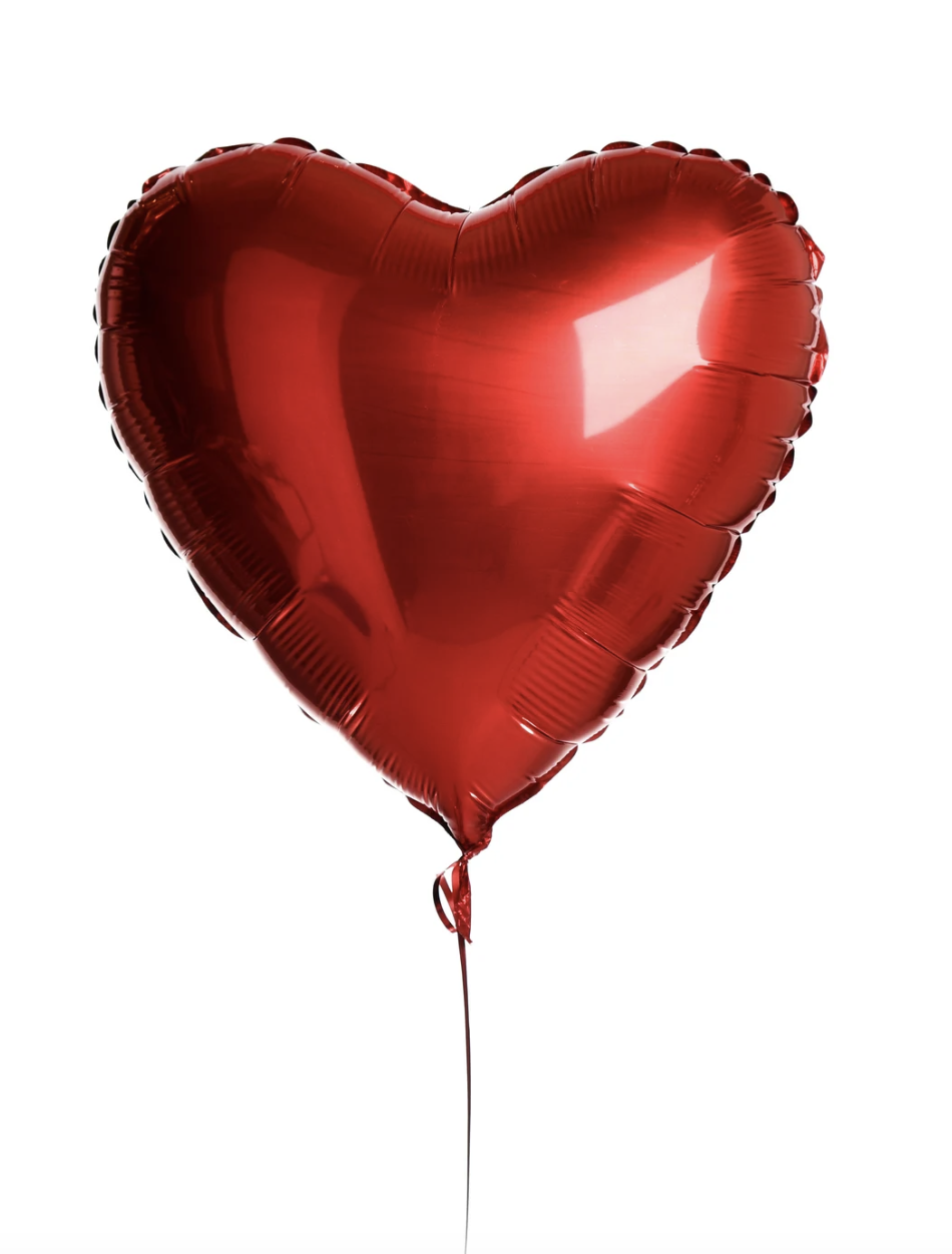 1 Red Helium Baloon 