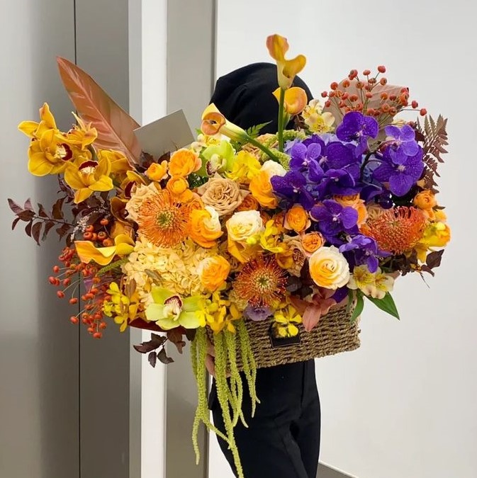 Vibrant Autumn Basket