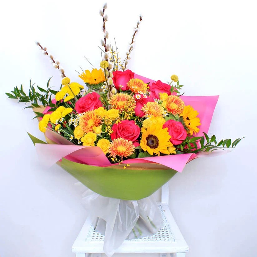 A Burst of Joy by Poppy's Florist — flowers available for delivery from Floom