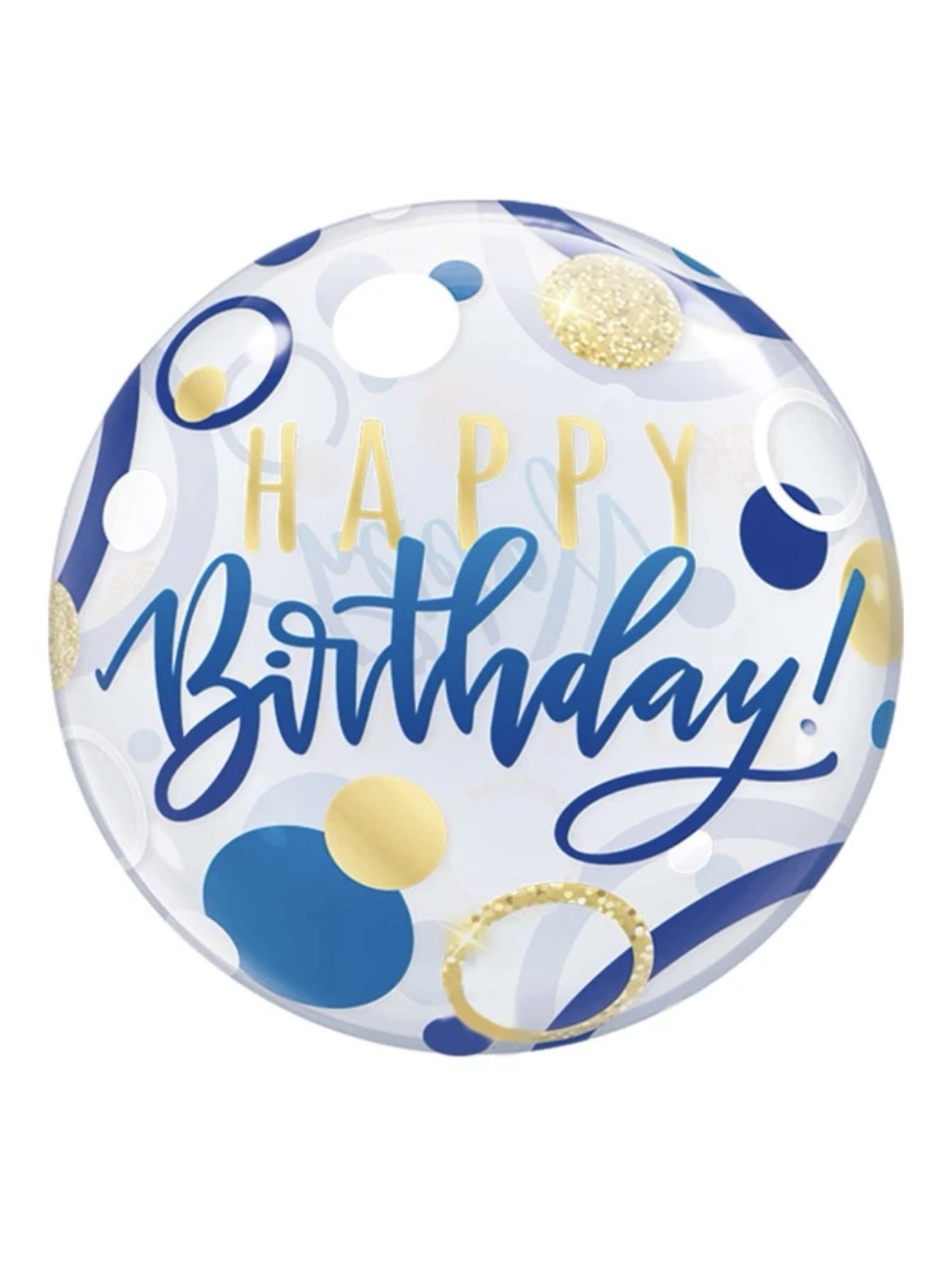 Blue Birthday Balloon 