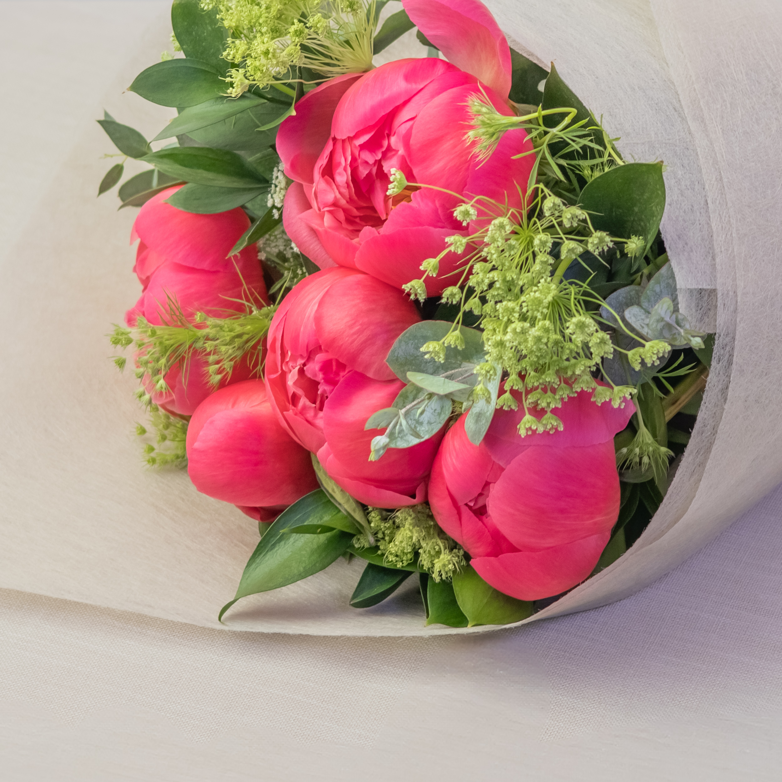 Coral Peonies Bouquet