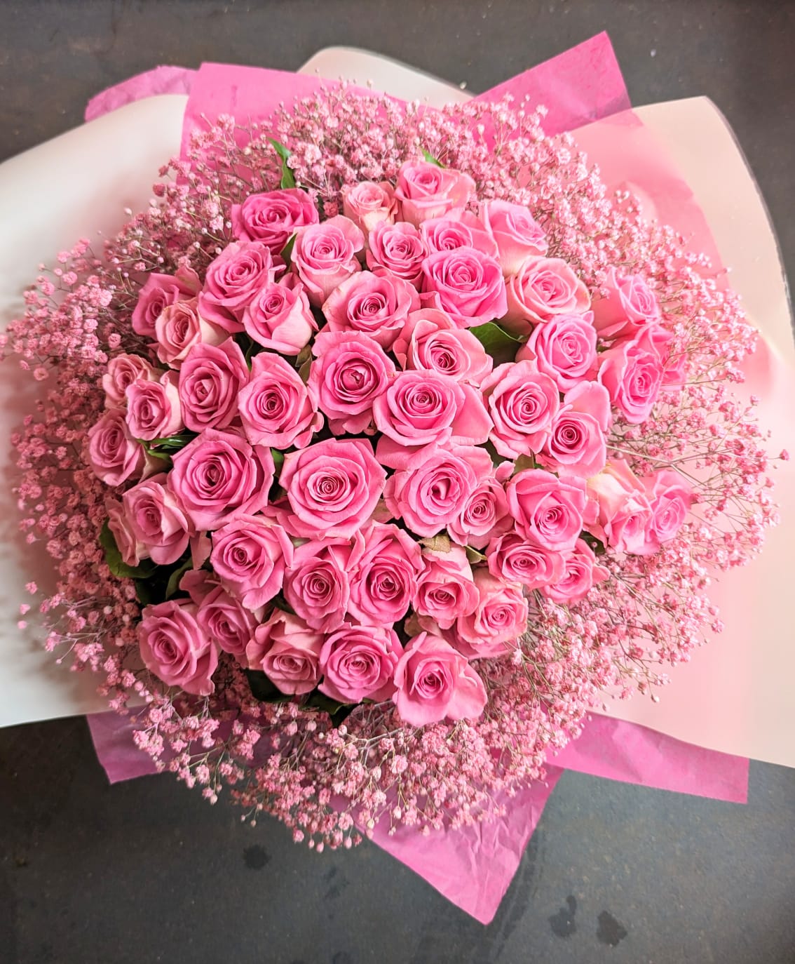 50 Pink Roses