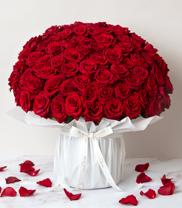 101 Luxury Red Roses
