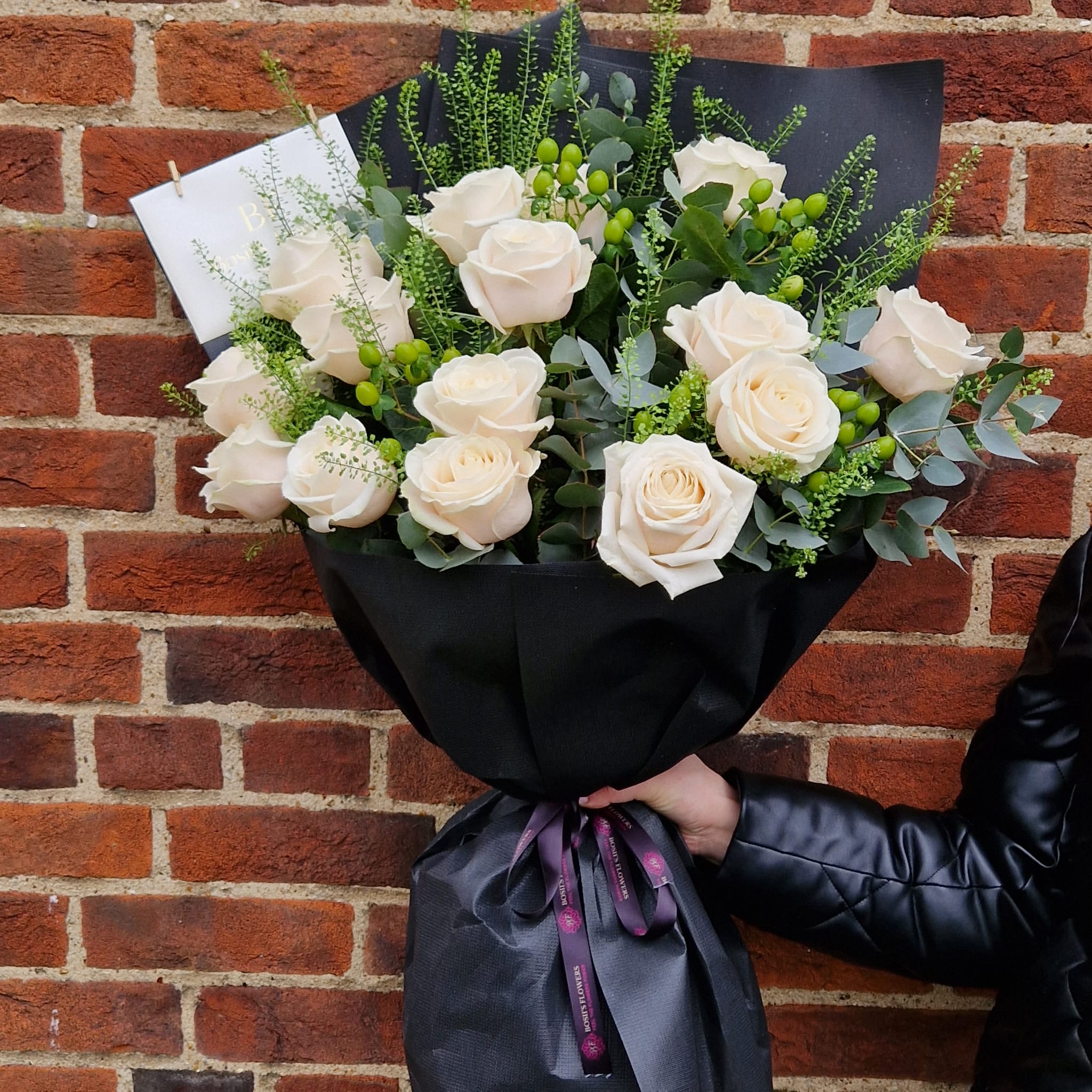 White Roses Bouquet.