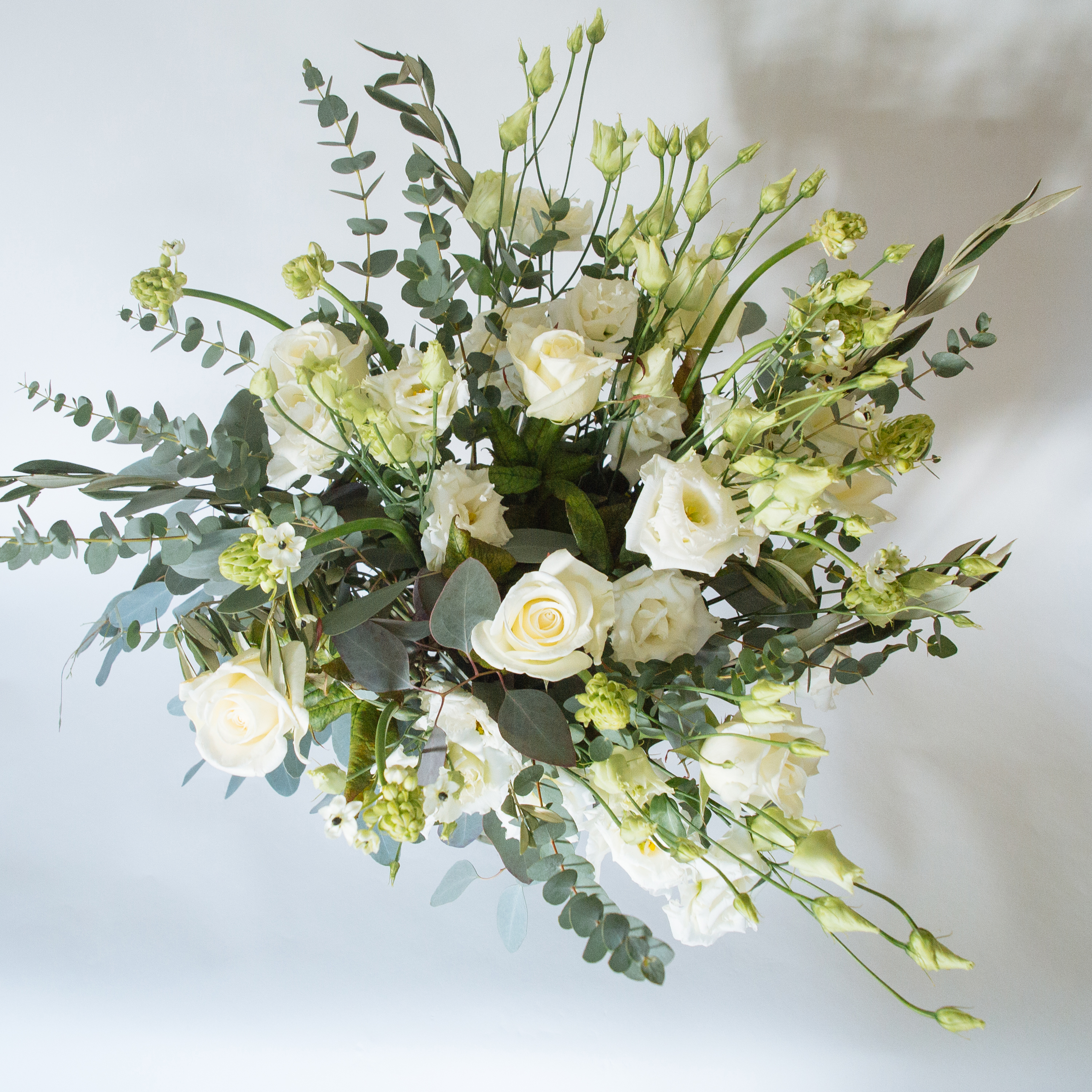 Medium White  Vase original