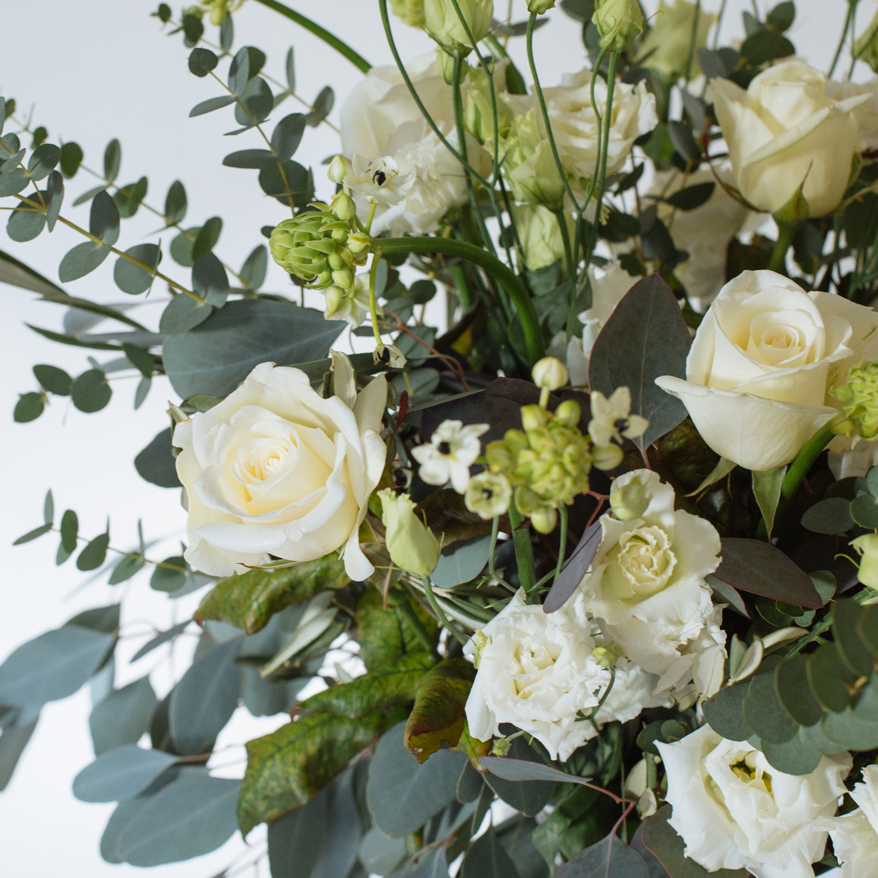 Medium White  Vase original