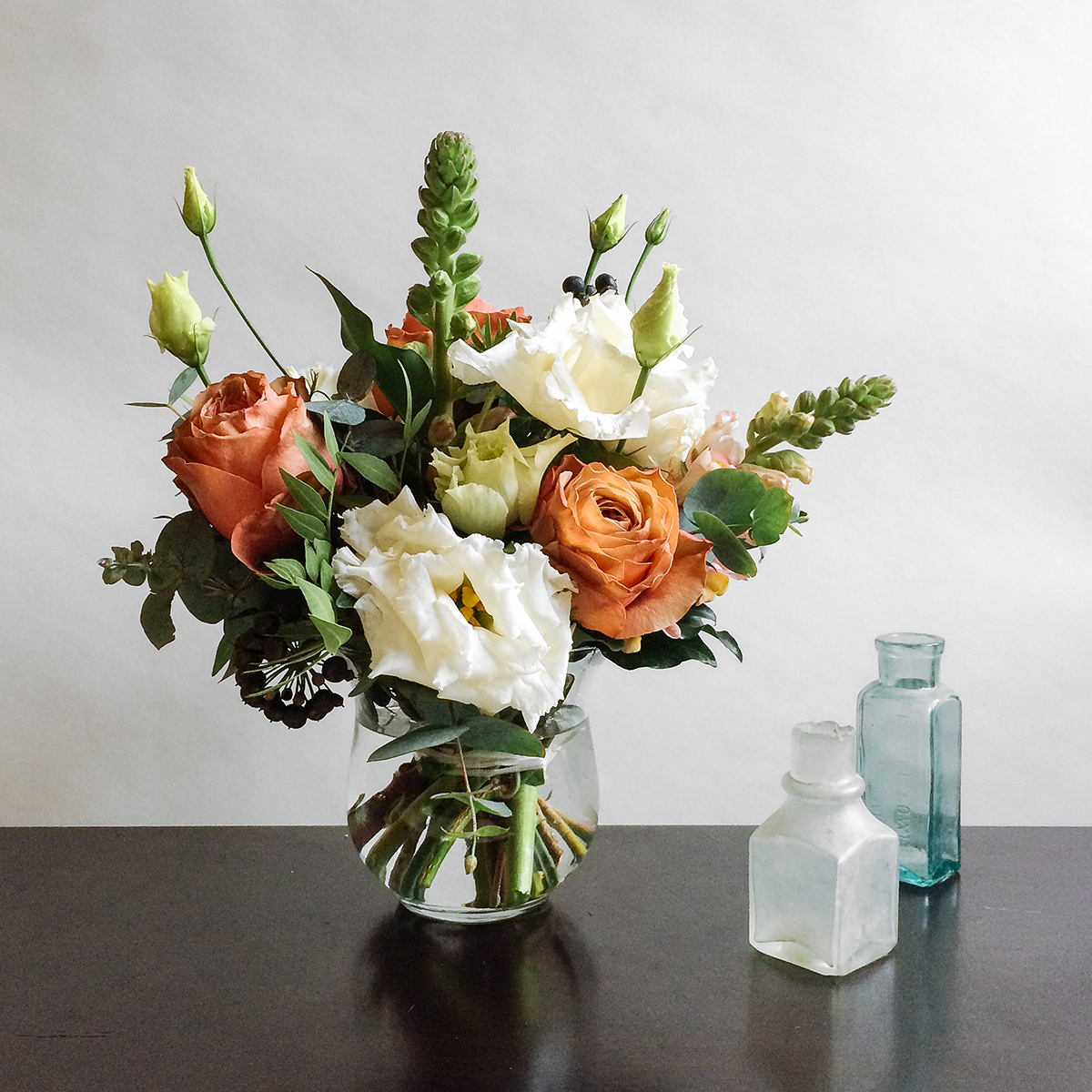 Mini Rose Vase Pastel original