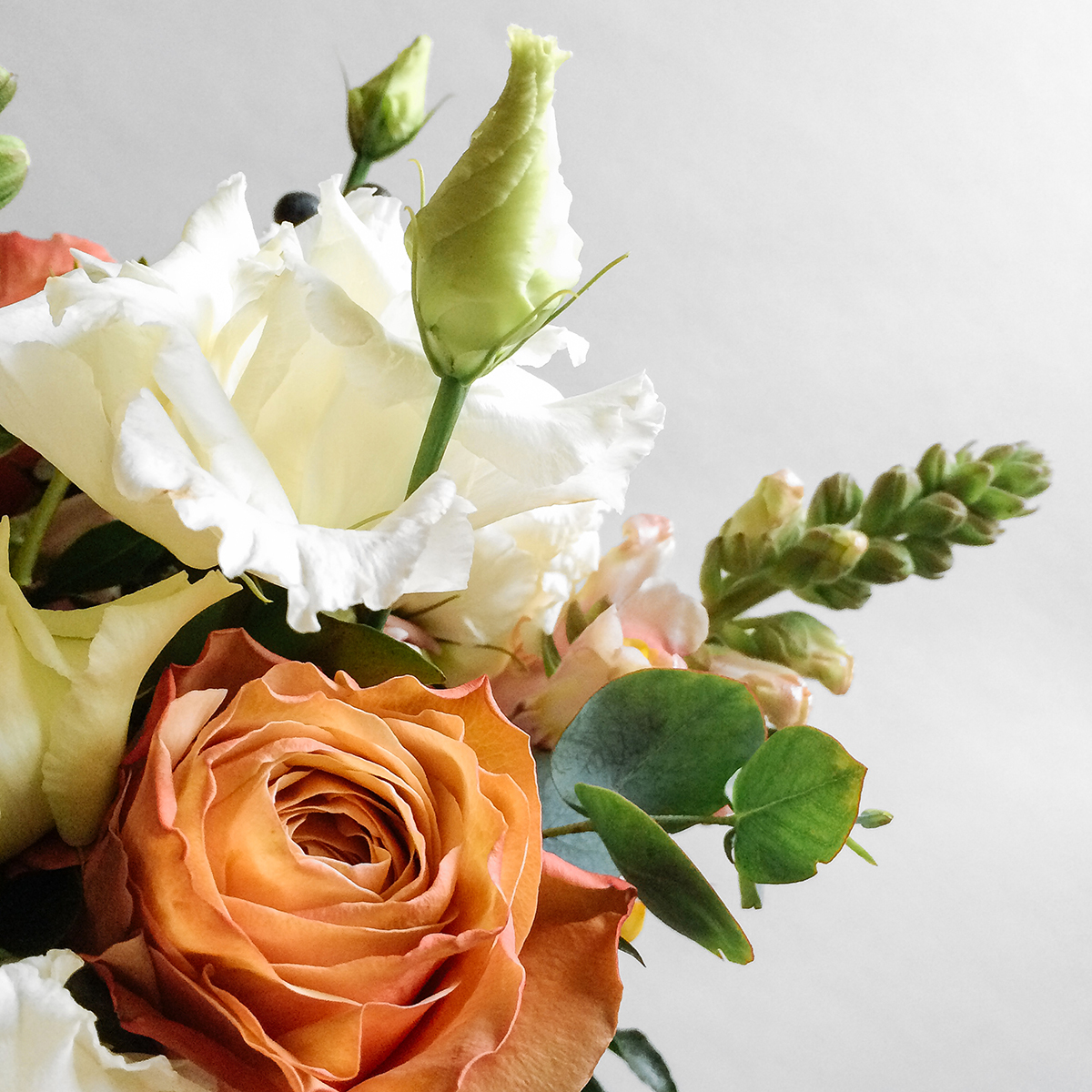 Mini Rose Vase Pastel original