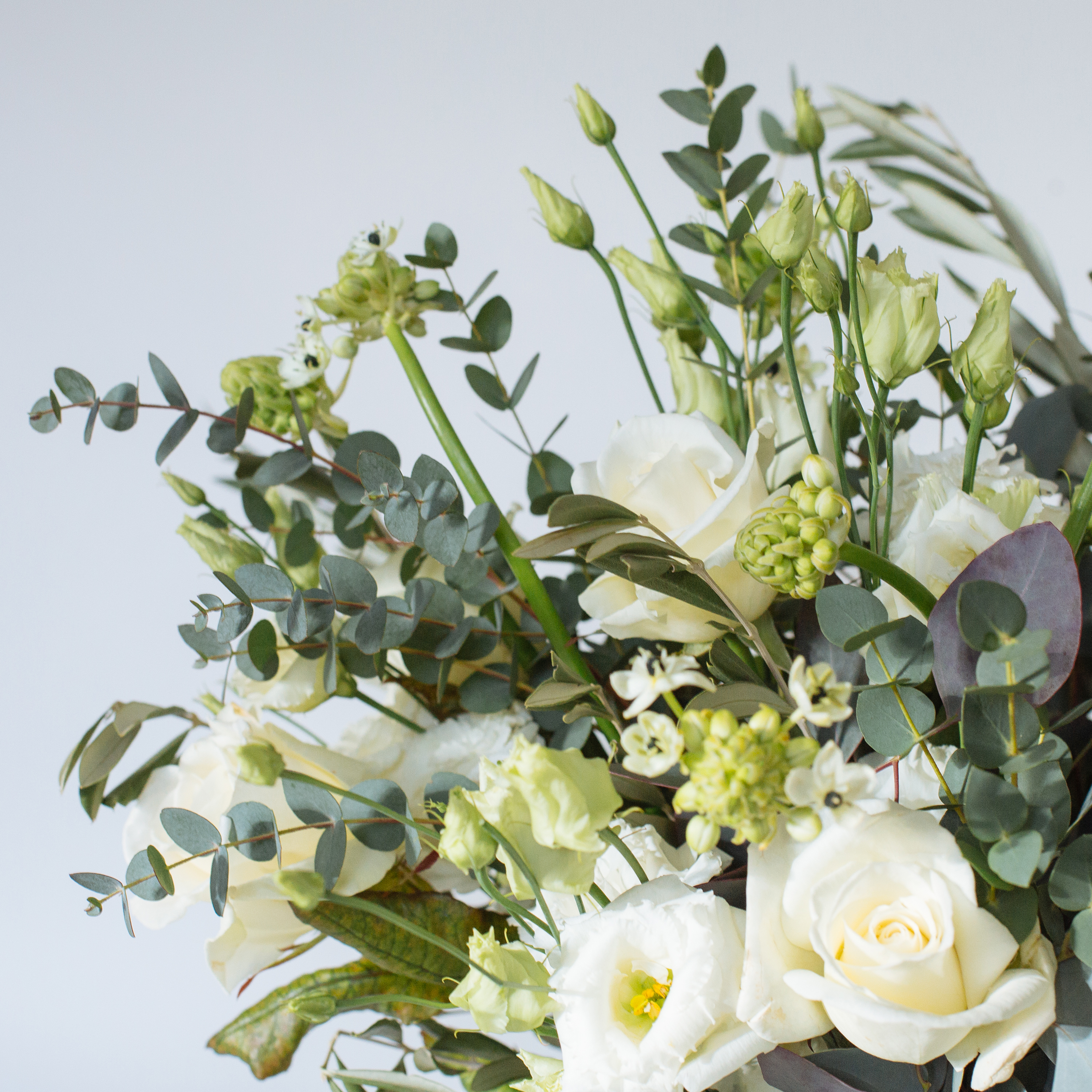 Small White  Vase original